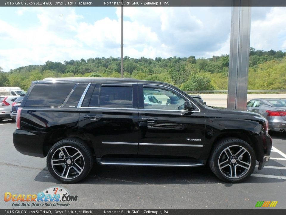 2016 GMC Yukon SLE 4WD Onyx Black / Jet Black Photo #5