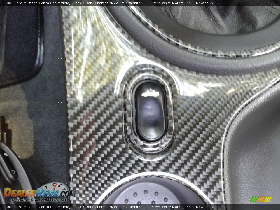 2003 Ford Mustang Cobra Convertible Black / Dark Charcoal/Medium Graphite Photo #23