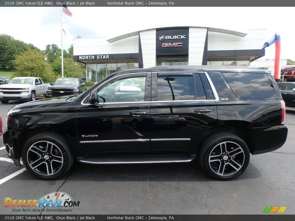 2016 GMC Yukon SLE 4WD Onyx Black / Jet Black Photo #15