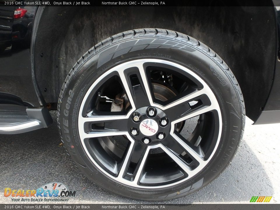 2016 GMC Yukon SLE 4WD Onyx Black / Jet Black Photo #16