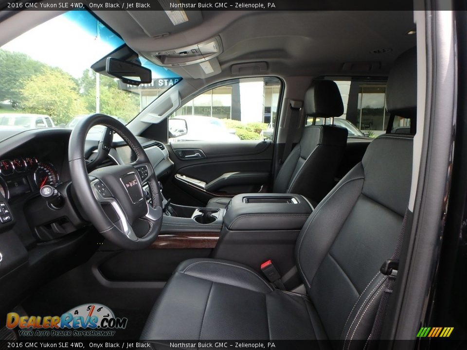 2016 GMC Yukon SLE 4WD Onyx Black / Jet Black Photo #17
