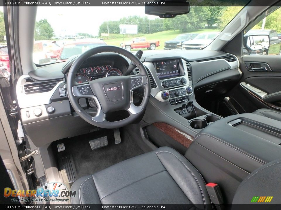 2016 GMC Yukon SLE 4WD Onyx Black / Jet Black Photo #22