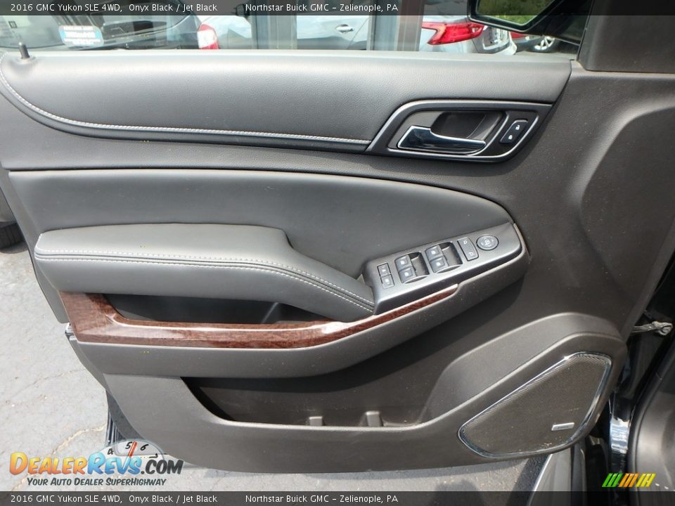 2016 GMC Yukon SLE 4WD Onyx Black / Jet Black Photo #24