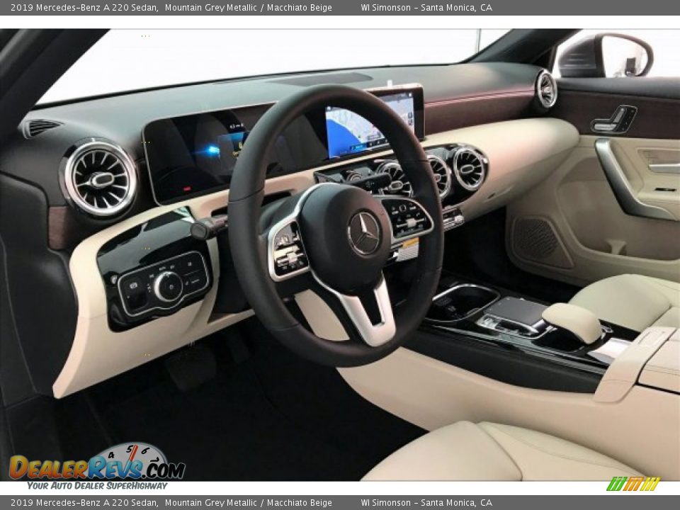 2019 Mercedes-Benz A 220 Sedan Mountain Grey Metallic / Macchiato Beige Photo #4
