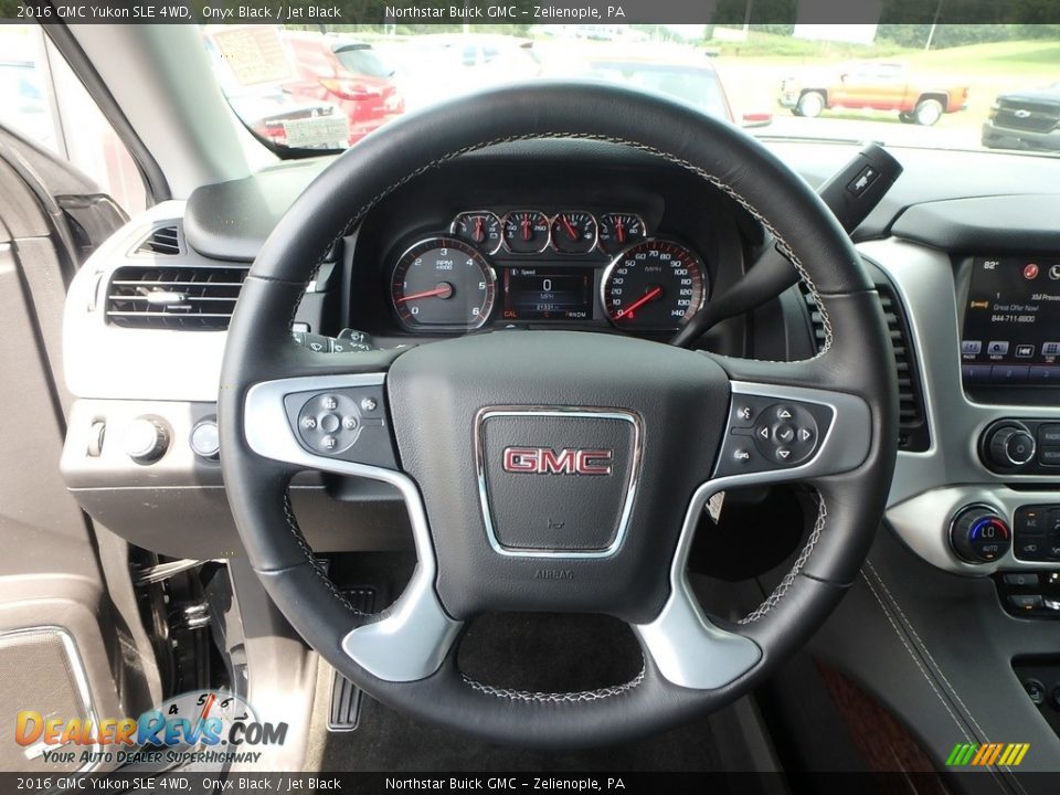 2016 GMC Yukon SLE 4WD Onyx Black / Jet Black Photo #26