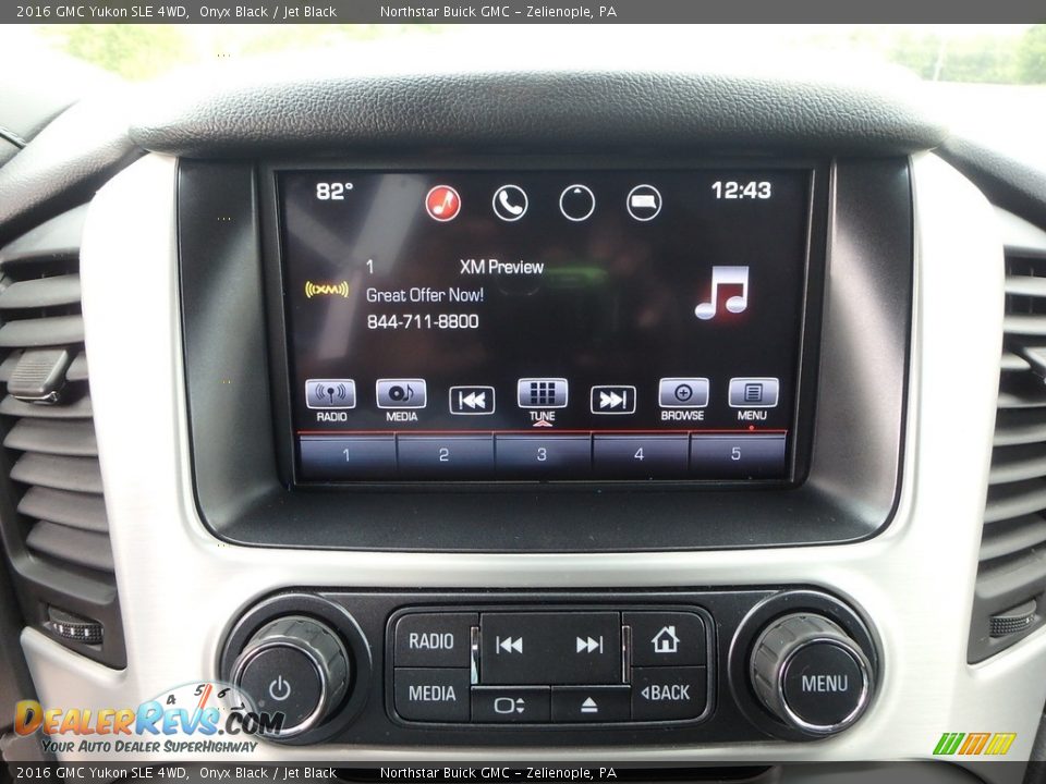 2016 GMC Yukon SLE 4WD Onyx Black / Jet Black Photo #27