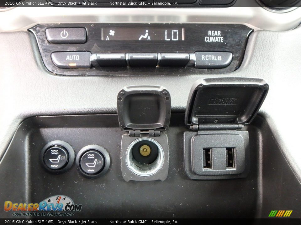 2016 GMC Yukon SLE 4WD Onyx Black / Jet Black Photo #29