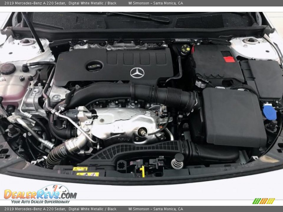 2019 Mercedes-Benz A 220 Sedan Digital White Metallic / Black Photo #8