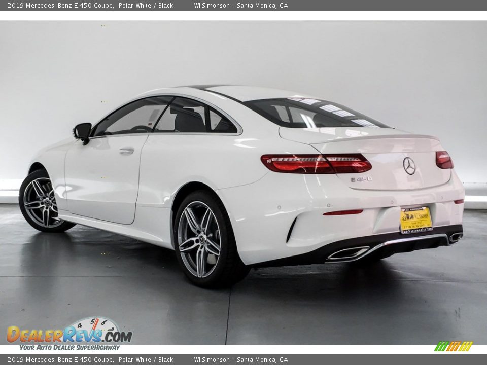 2019 Mercedes-Benz E 450 Coupe Polar White / Black Photo #2