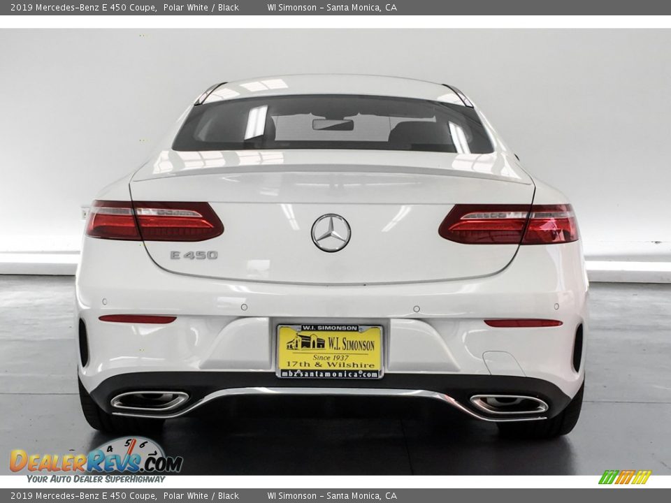 2019 Mercedes-Benz E 450 Coupe Polar White / Black Photo #3
