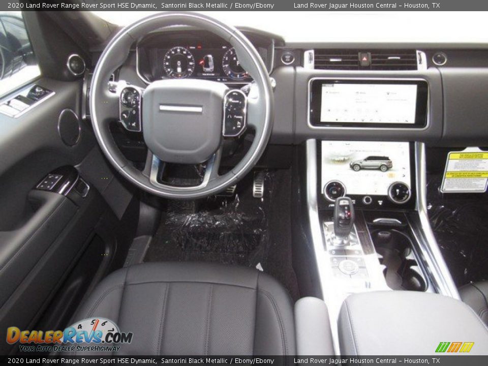 2020 Land Rover Range Rover Sport HSE Dynamic Santorini Black Metallic / Ebony/Ebony Photo #14