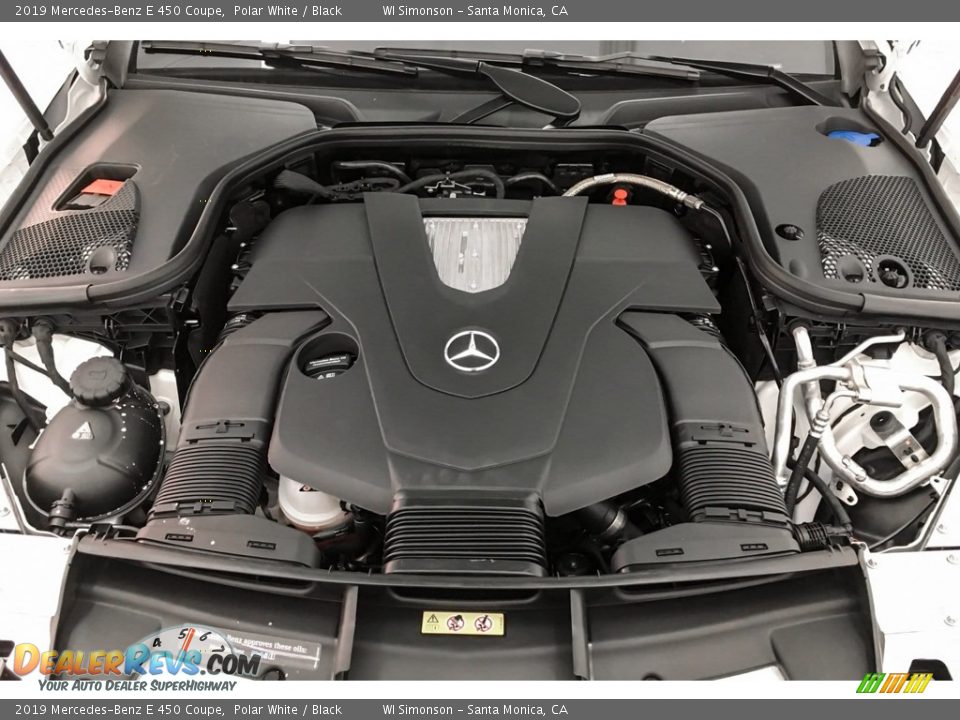 2019 Mercedes-Benz E 450 Coupe Polar White / Black Photo #8