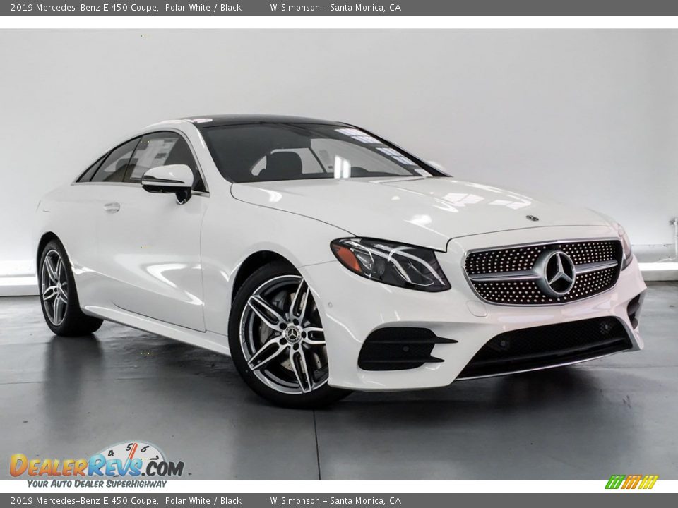 2019 Mercedes-Benz E 450 Coupe Polar White / Black Photo #10