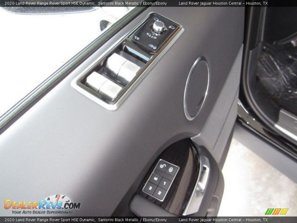 2020 Land Rover Range Rover Sport HSE Dynamic Santorini Black Metallic / Ebony/Ebony Photo #25