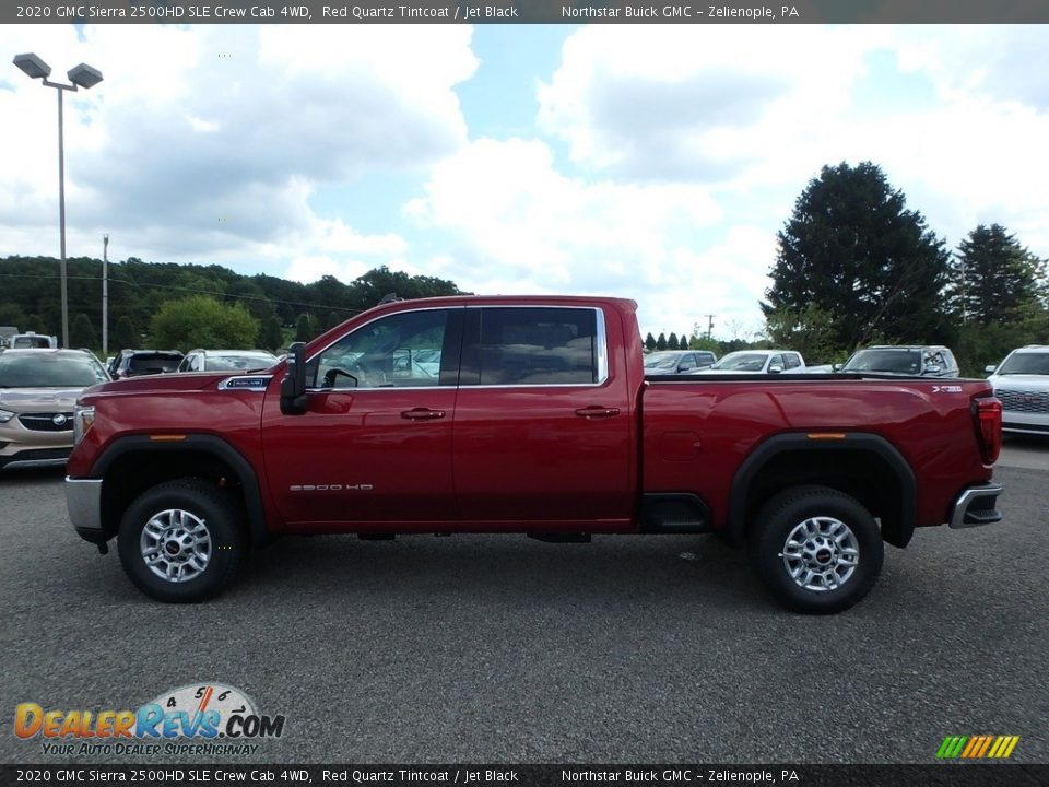 2020 GMC Sierra 2500HD SLE Crew Cab 4WD Red Quartz Tintcoat / Jet Black Photo #8