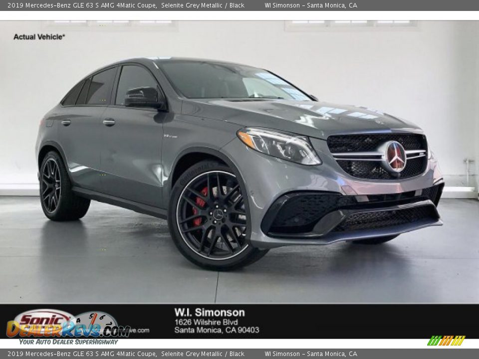 2019 Mercedes-Benz GLE 63 S AMG 4Matic Coupe Selenite Grey Metallic / Black Photo #1