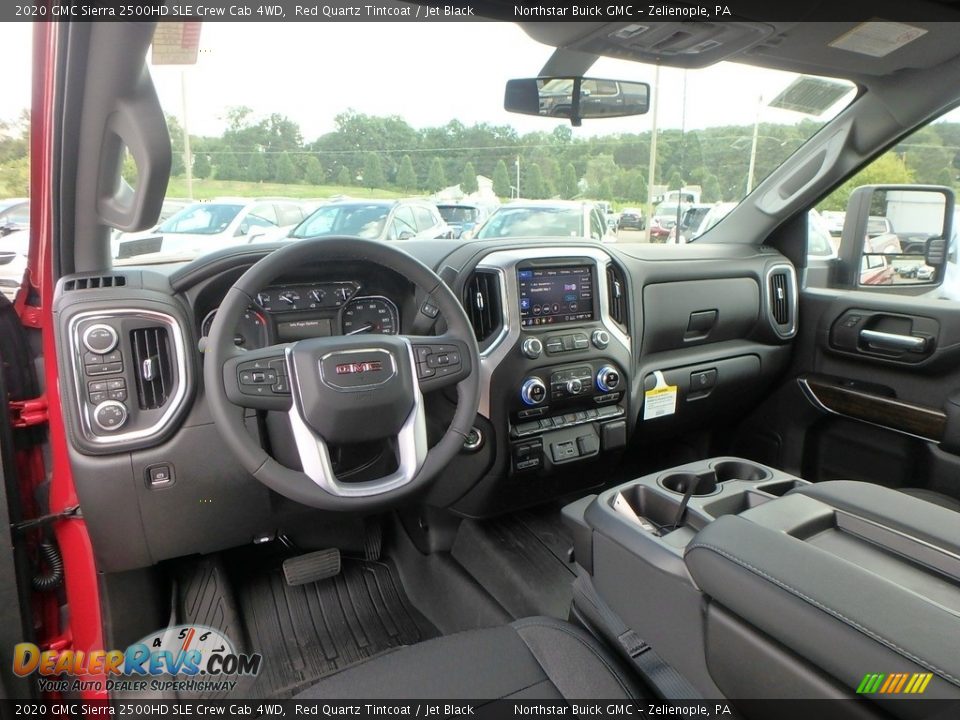 Jet Black Interior - 2020 GMC Sierra 2500HD SLE Crew Cab 4WD Photo #15