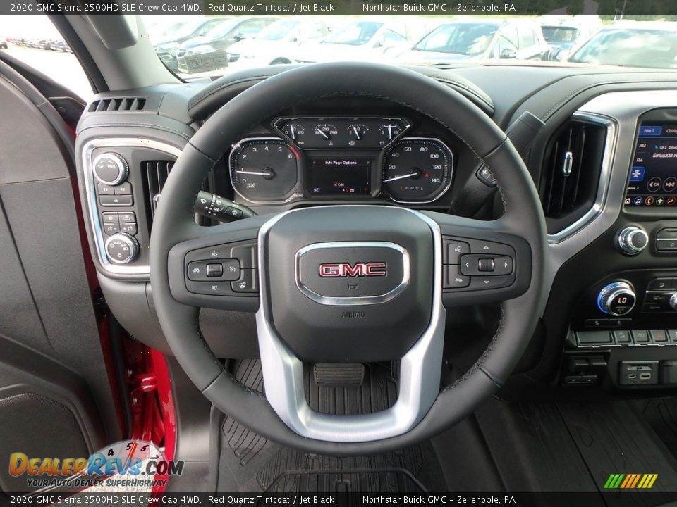 2020 GMC Sierra 2500HD SLE Crew Cab 4WD Steering Wheel Photo #17