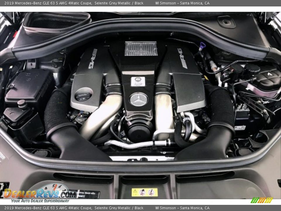 2019 Mercedes-Benz GLE 63 S AMG 4Matic Coupe Selenite Grey Metallic / Black Photo #8