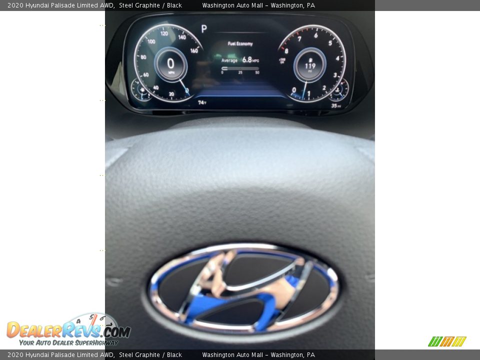 2020 Hyundai Palisade Limited AWD Steel Graphite / Black Photo #35