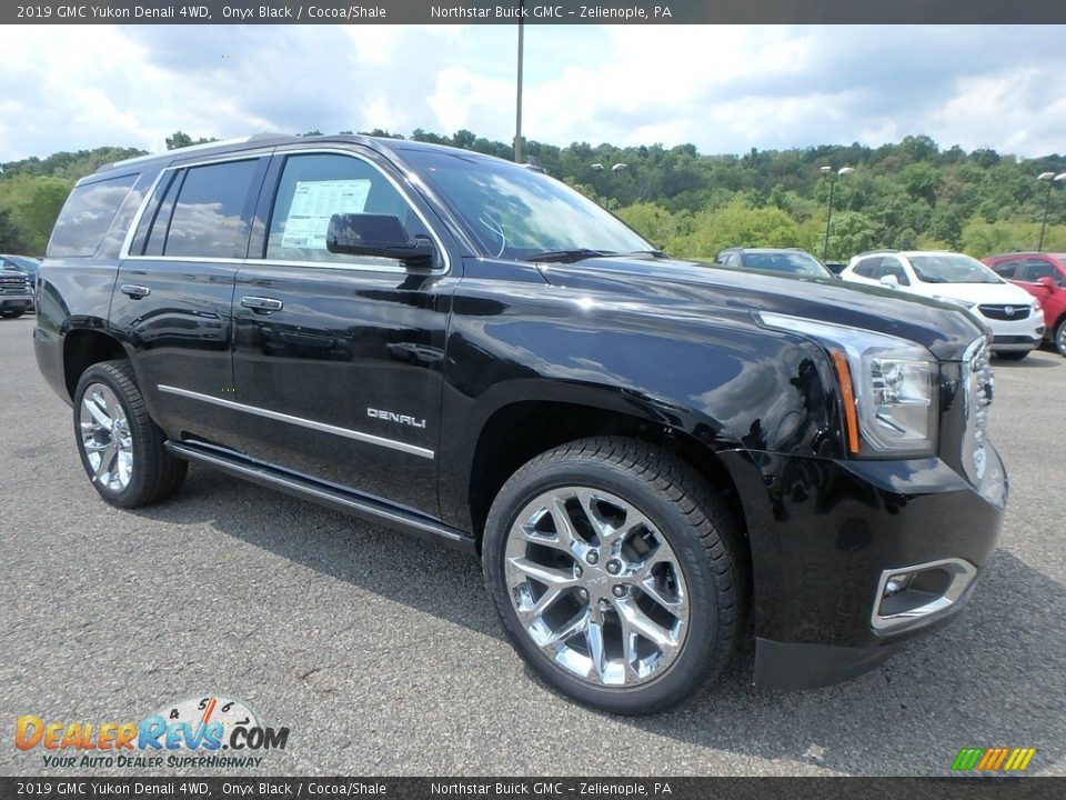 2019 GMC Yukon Denali 4WD Onyx Black / Cocoa/Shale Photo #3