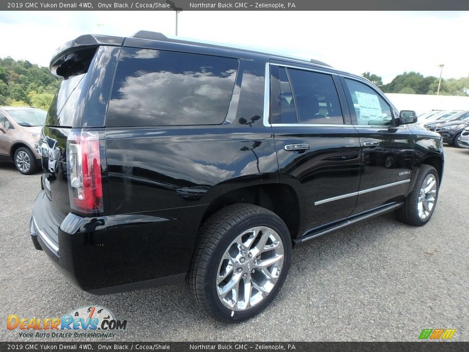 2019 GMC Yukon Denali 4WD Onyx Black / Cocoa/Shale Photo #5