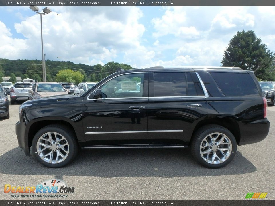 2019 GMC Yukon Denali 4WD Onyx Black / Cocoa/Shale Photo #9