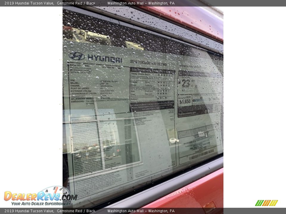 2019 Hyundai Tucson Value Gemstone Red / Black Photo #16