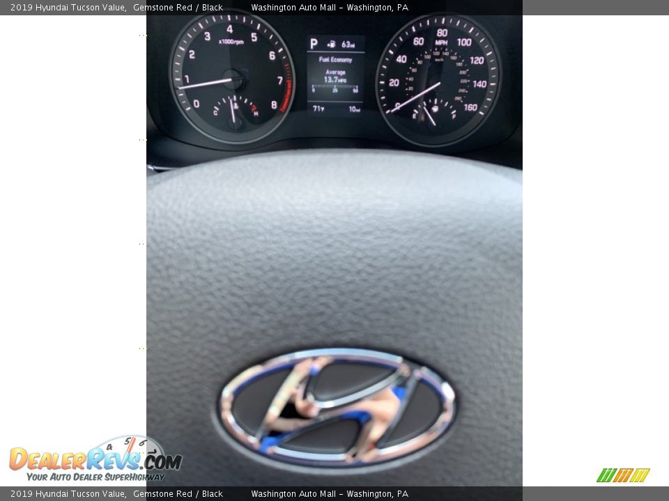 2019 Hyundai Tucson Value Gemstone Red / Black Photo #31