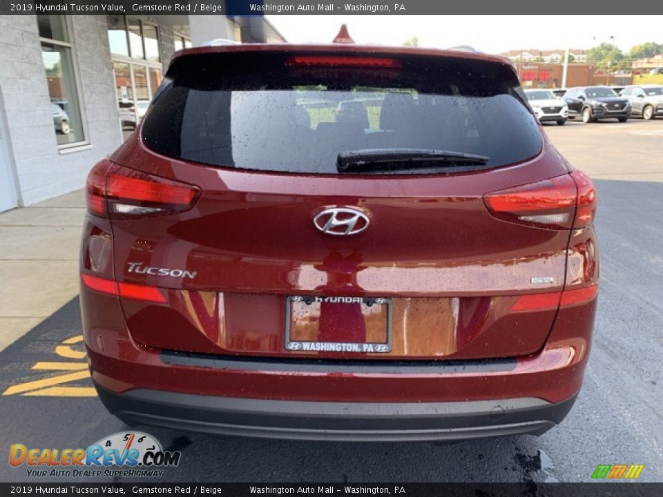 2019 Hyundai Tucson Value Gemstone Red / Beige Photo #5