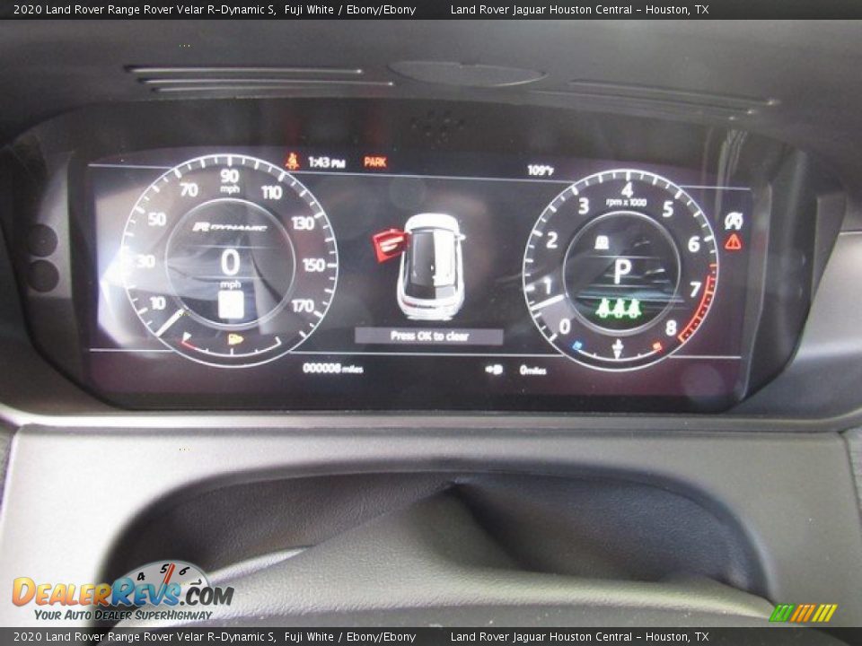 2020 Land Rover Range Rover Velar R-Dynamic S Fuji White / Ebony/Ebony Photo #30