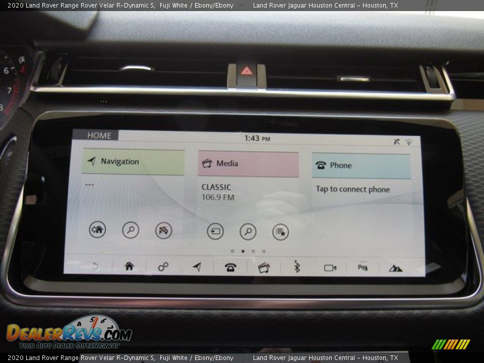 2020 Land Rover Range Rover Velar R-Dynamic S Fuji White / Ebony/Ebony Photo #31