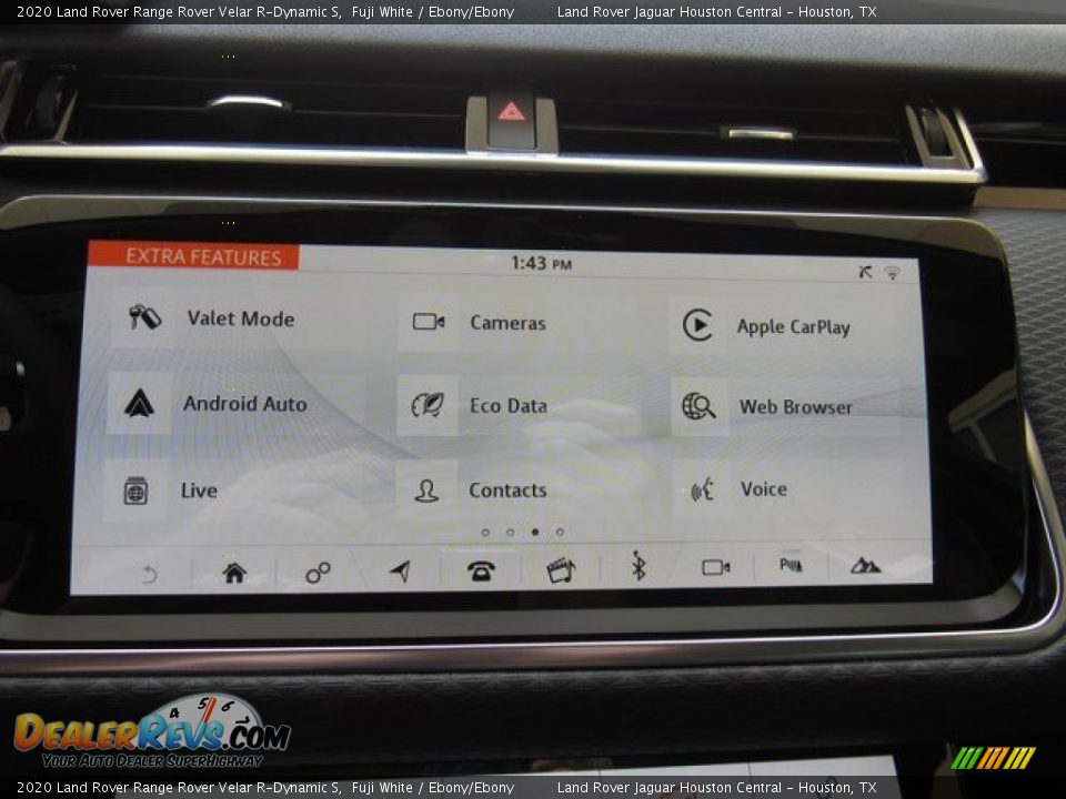 2020 Land Rover Range Rover Velar R-Dynamic S Fuji White / Ebony/Ebony Photo #32