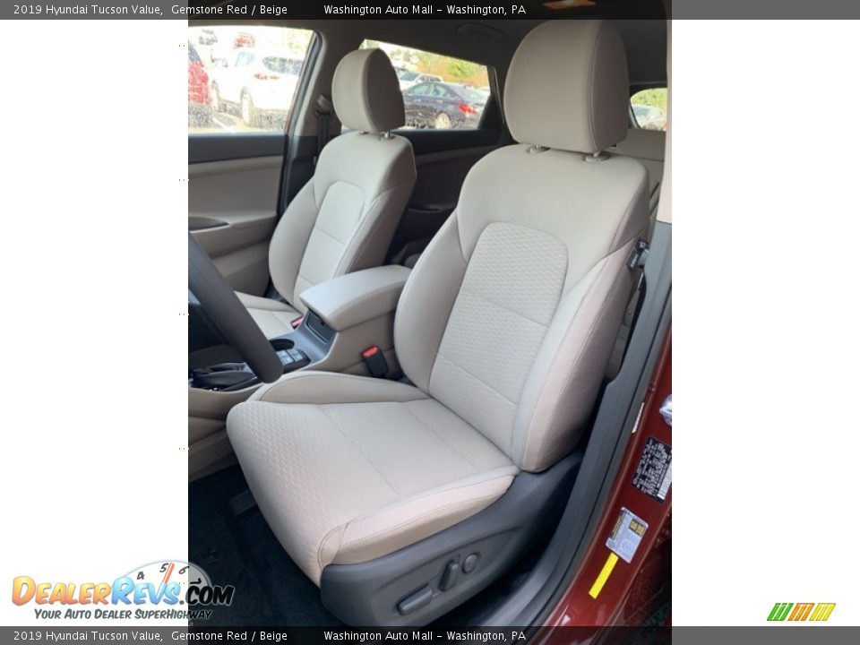 2019 Hyundai Tucson Value Gemstone Red / Beige Photo #15