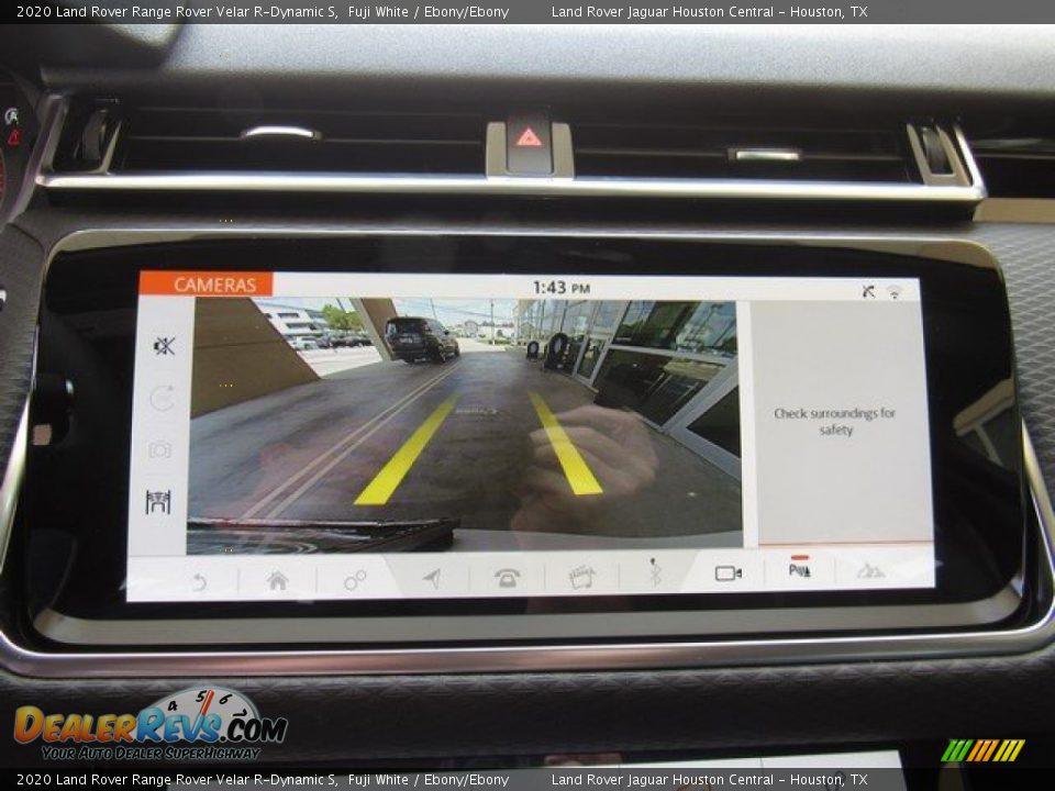 2020 Land Rover Range Rover Velar R-Dynamic S Fuji White / Ebony/Ebony Photo #35