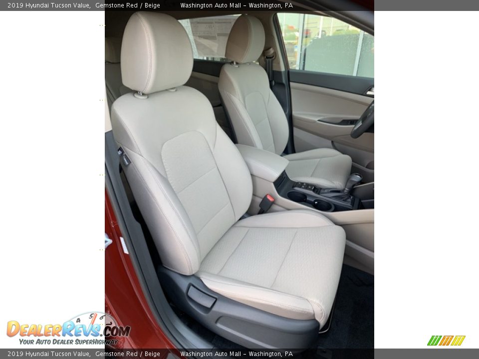2019 Hyundai Tucson Value Gemstone Red / Beige Photo #28