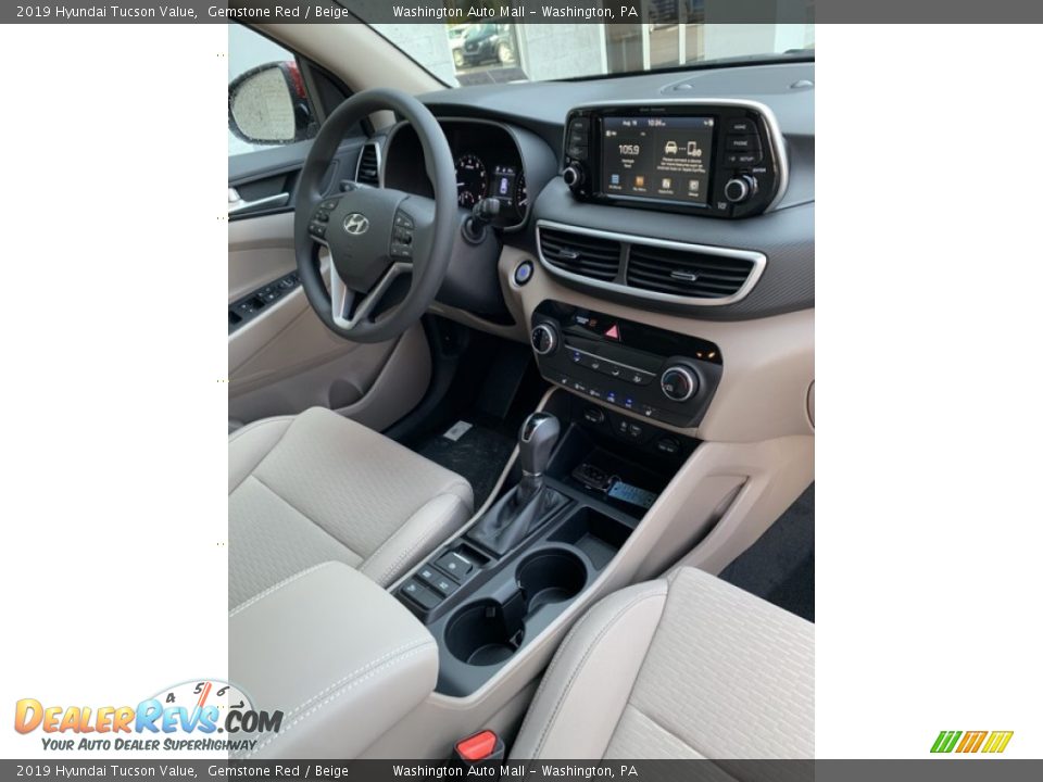 2019 Hyundai Tucson Value Gemstone Red / Beige Photo #29