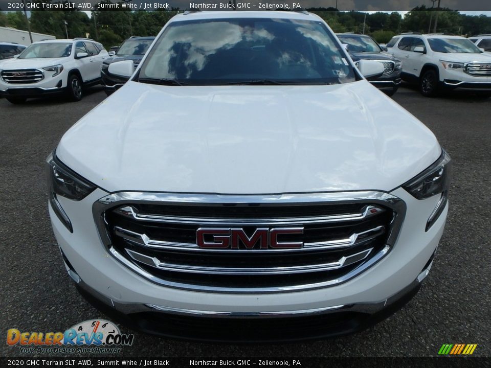 2020 GMC Terrain SLT AWD Summit White / Jet Black Photo #2
