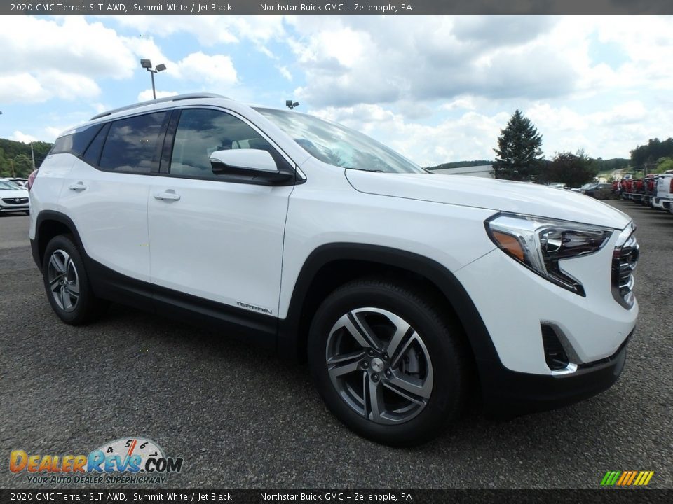 2020 GMC Terrain SLT AWD Summit White / Jet Black Photo #3