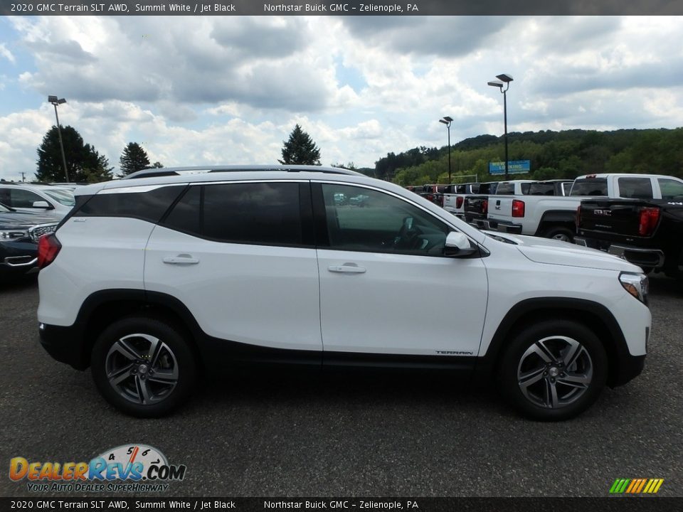 2020 GMC Terrain SLT AWD Summit White / Jet Black Photo #4