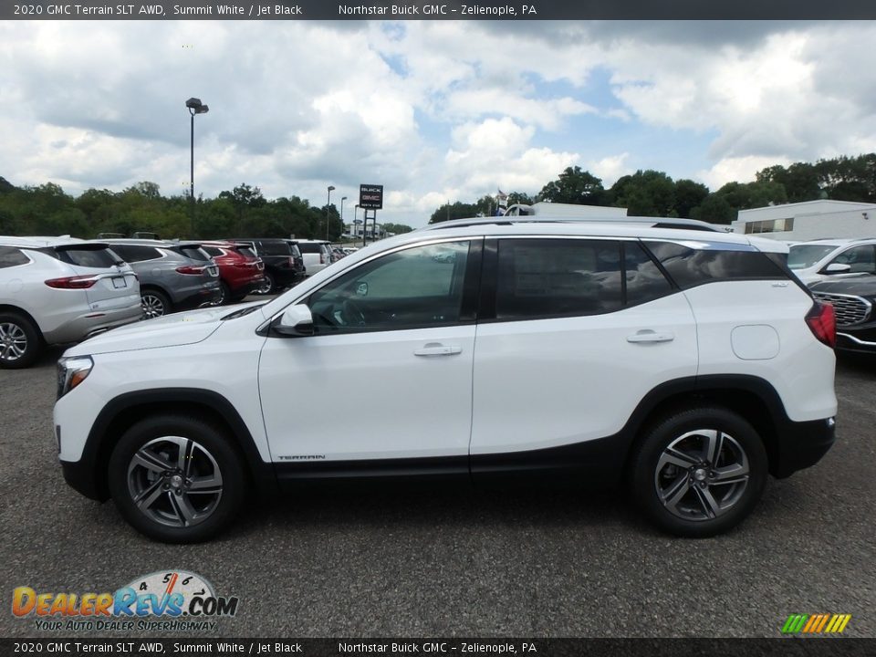 2020 GMC Terrain SLT AWD Summit White / Jet Black Photo #9