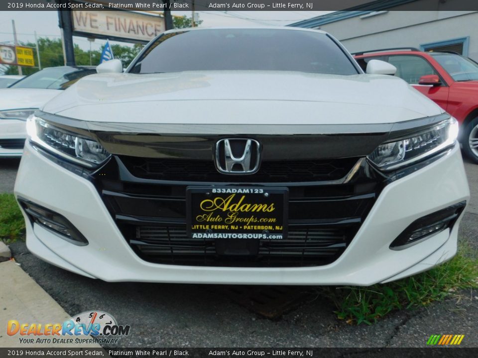 2019 Honda Accord Sport Sedan Platinum White Pearl / Black Photo #2