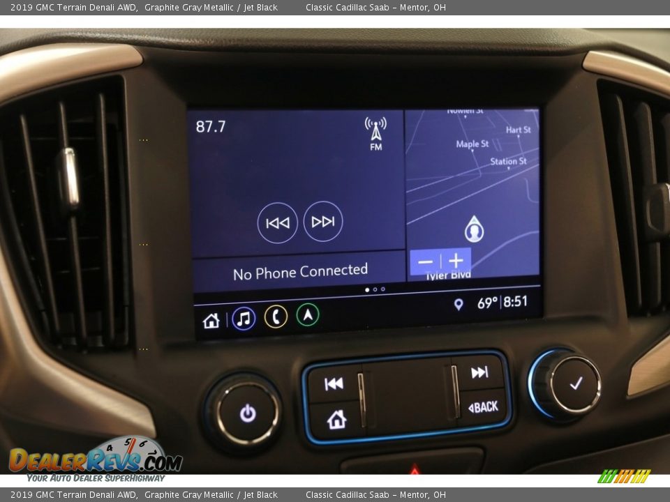 2019 GMC Terrain Denali AWD Graphite Gray Metallic / Jet Black Photo #11