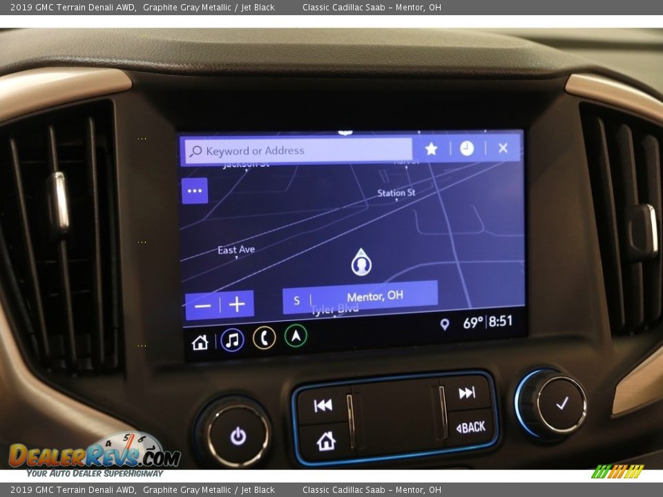 2019 GMC Terrain Denali AWD Graphite Gray Metallic / Jet Black Photo #14