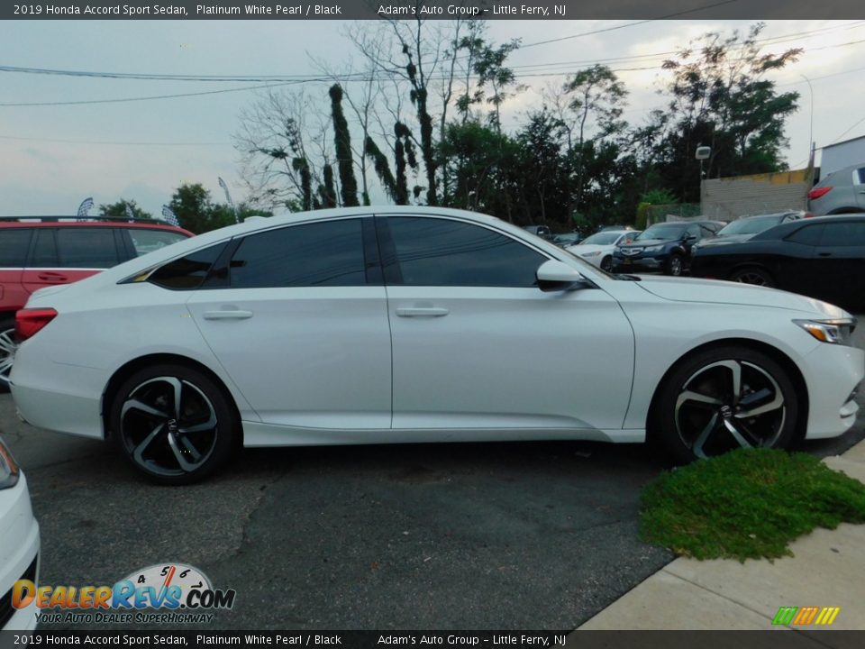 2019 Honda Accord Sport Sedan Platinum White Pearl / Black Photo #4