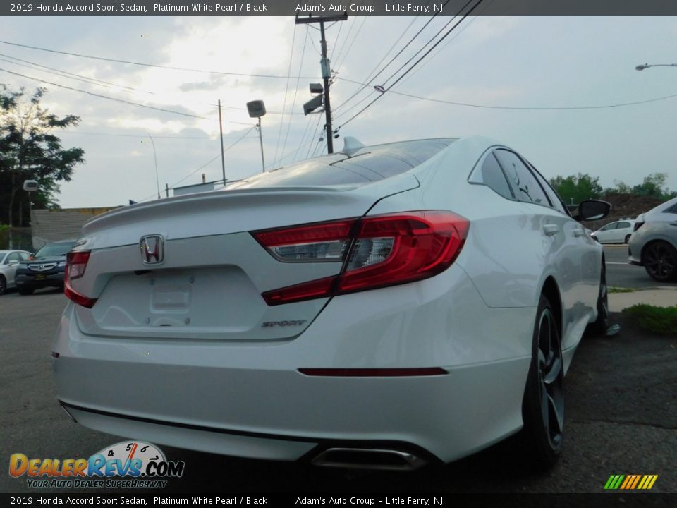 2019 Honda Accord Sport Sedan Platinum White Pearl / Black Photo #5