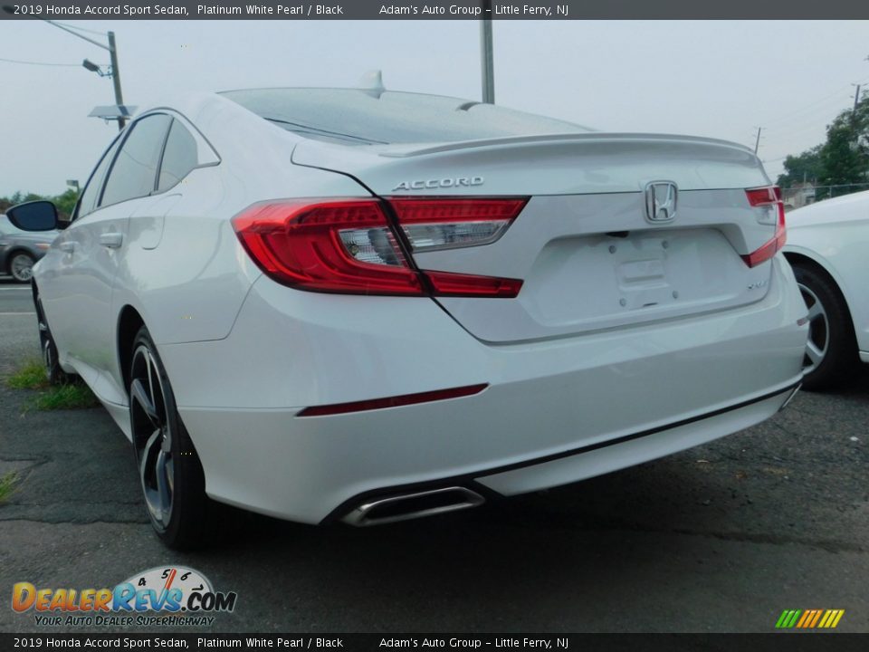 2019 Honda Accord Sport Sedan Platinum White Pearl / Black Photo #7