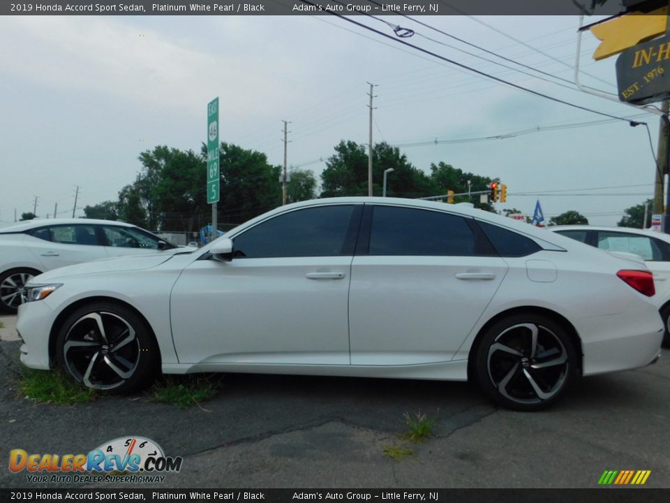 2019 Honda Accord Sport Sedan Platinum White Pearl / Black Photo #8