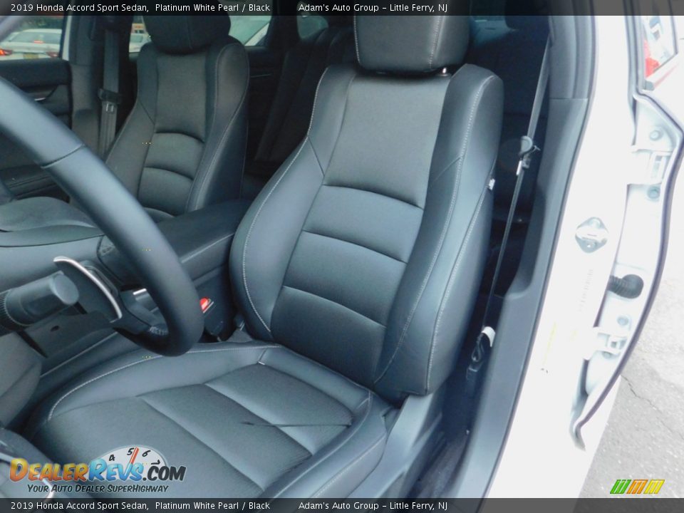 2019 Honda Accord Sport Sedan Platinum White Pearl / Black Photo #10