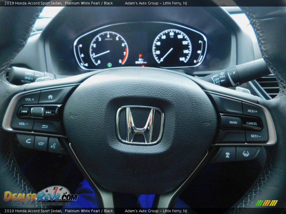 2019 Honda Accord Sport Sedan Platinum White Pearl / Black Photo #12
